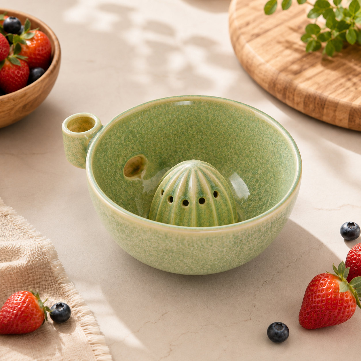 Ceramic Berry Wash Bowl
