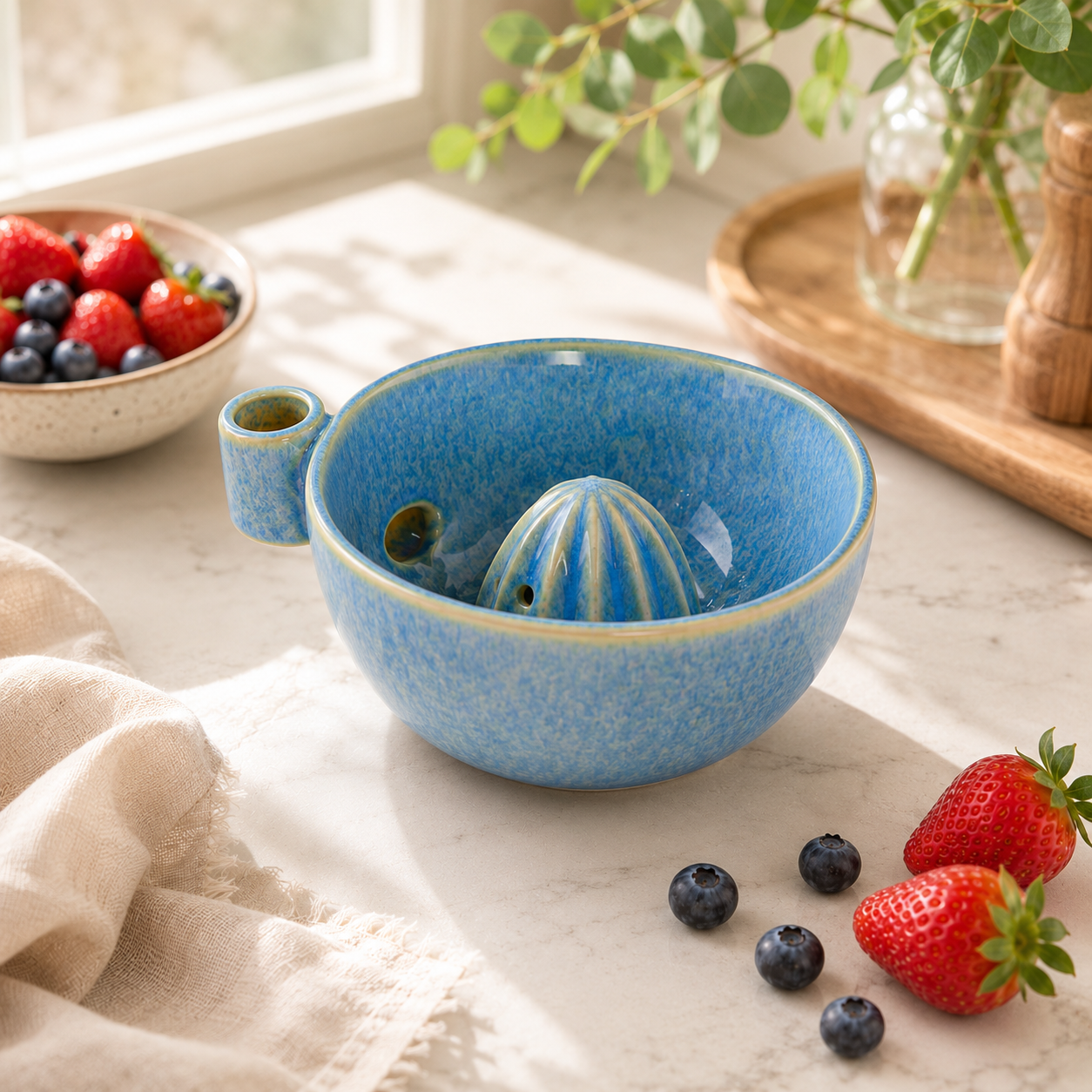 Ceramic Berry Wash Bowl